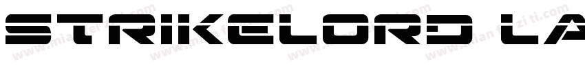 strikelord laser字体转换